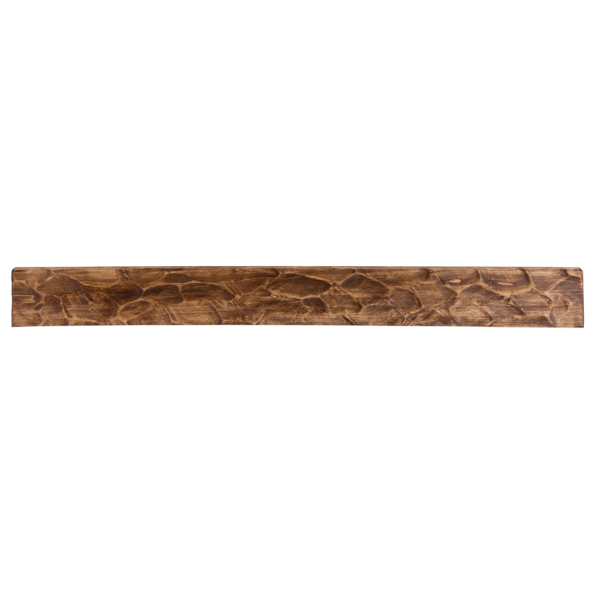 Rough Hewn Poplar Fireplace Mantel Shelf.