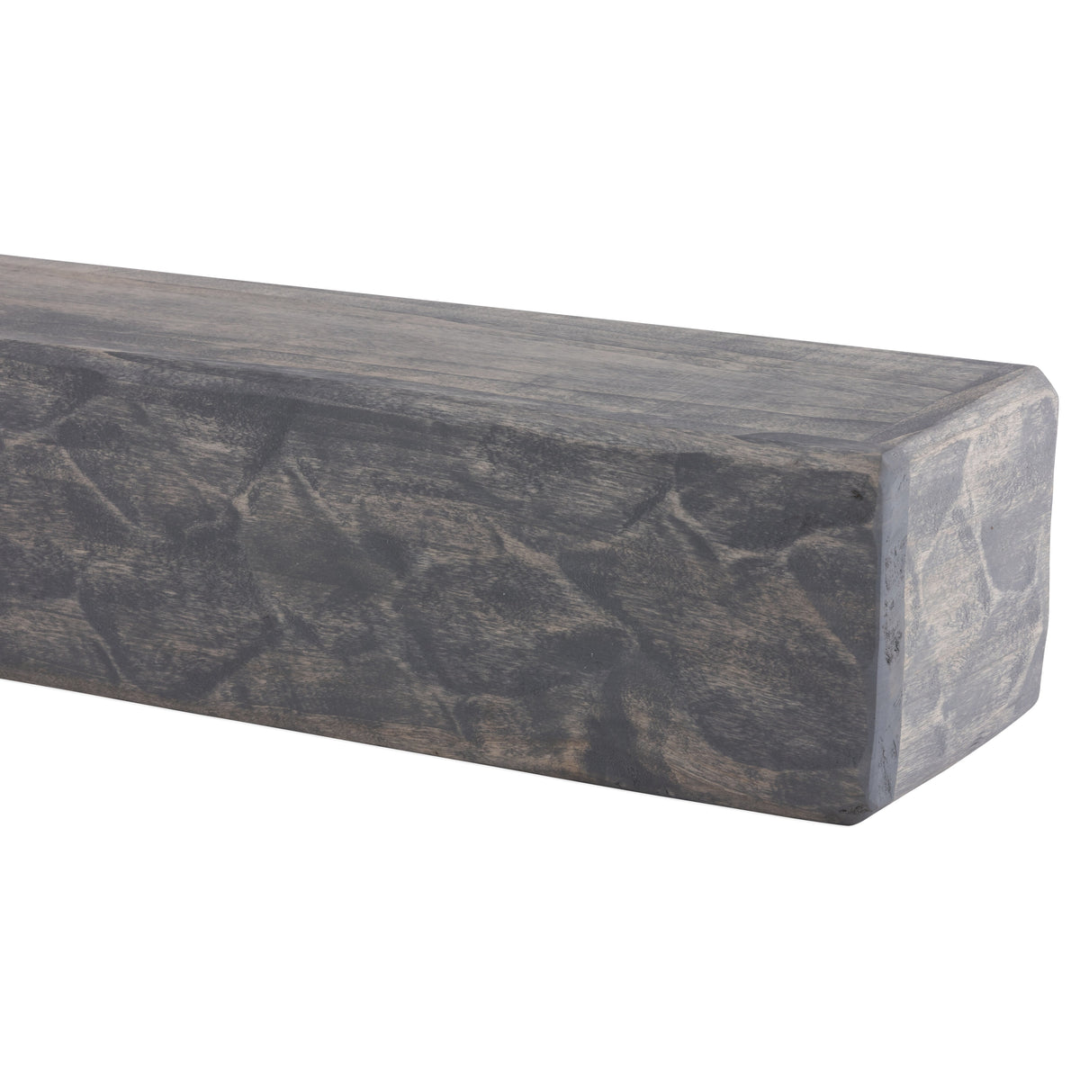 Rough Hewn Poplar Fireplace Mantel Shelf.