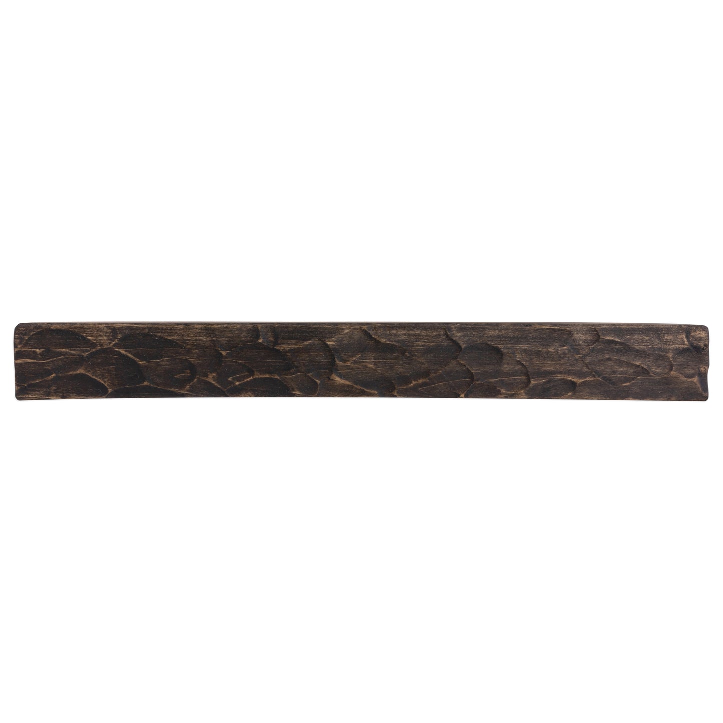 Rough Hewn Poplar Fireplace Mantel Shelf.