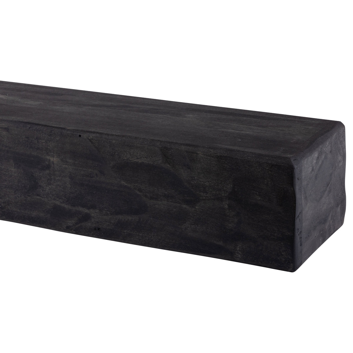 Rough Hewn Poplar Fireplace Mantel Shelf.