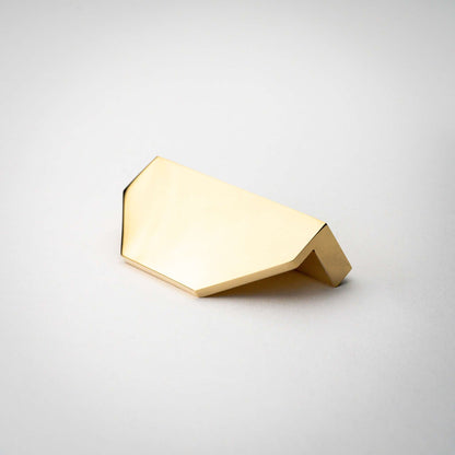 Alto, Solid Brass Half Hex Pulls.