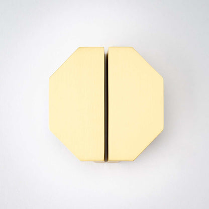 Alto, Solid Brass Half Hex Pulls.