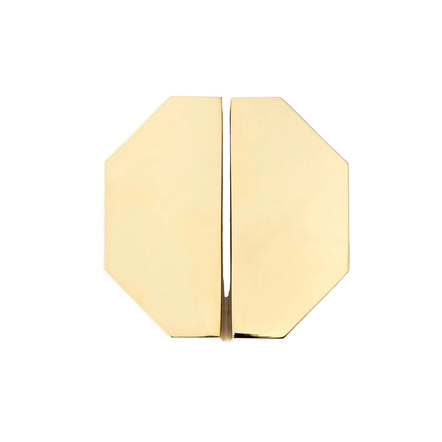 Alto, Solid Brass Half Hex Pulls.