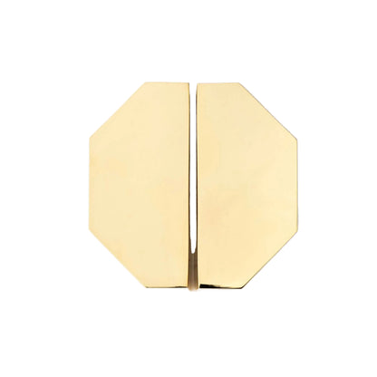 Alto, Solid Brass Half Hex Pulls.