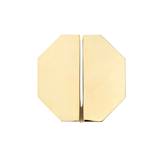 Alto, Solid Brass Half Hex Pulls.
