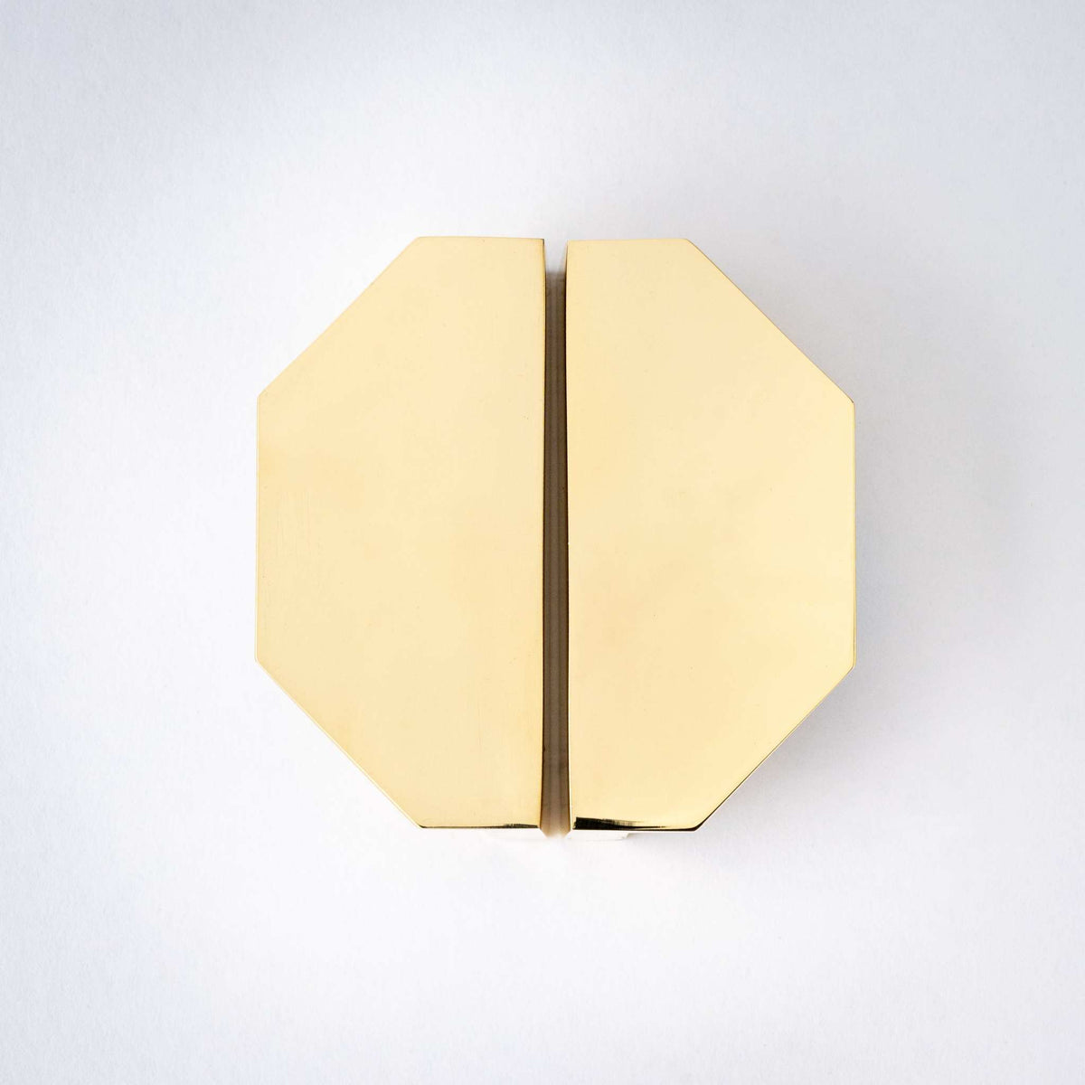 Alto, Solid Brass Half Hex Pulls.