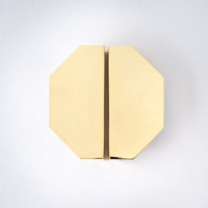 Alto, Solid Brass Half Hex Pulls.