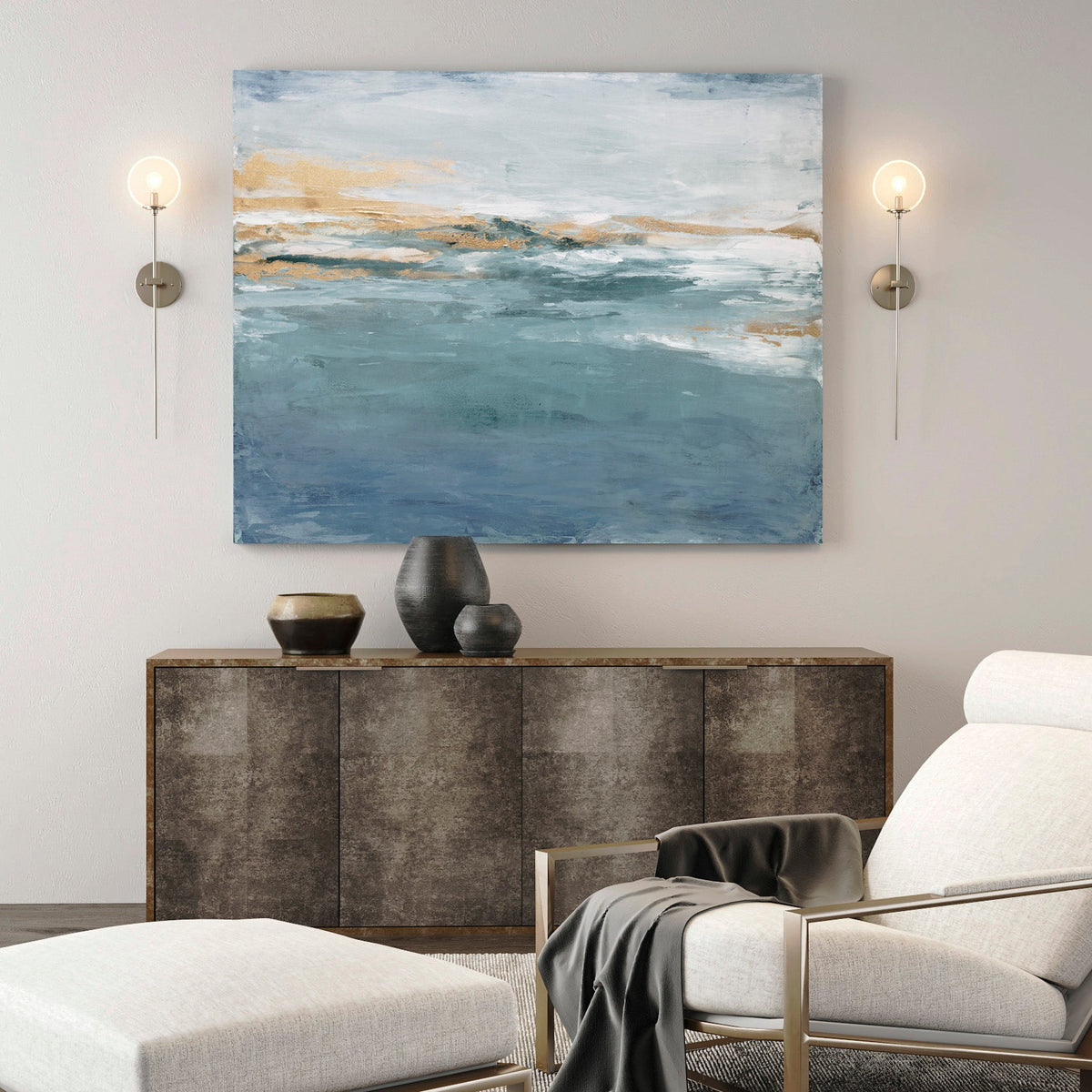 Honey & Sage - Canvas Print.