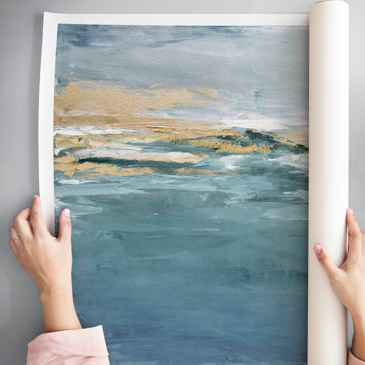 Honey & Sage - Canvas Print.