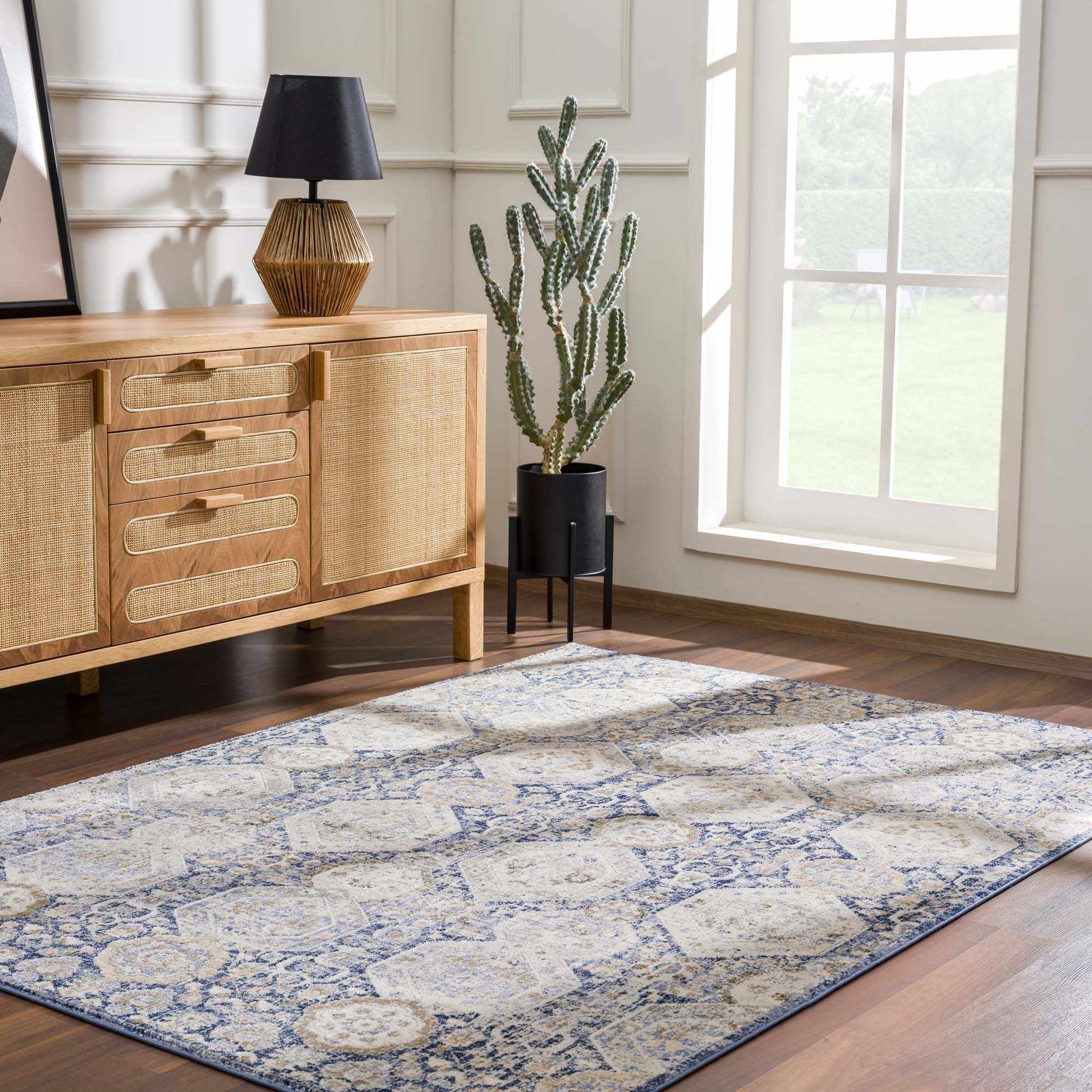 Parkerfield Blue Area Rug.