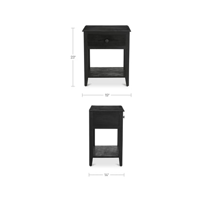 Corrine Nightstand Antique Black - image 12
