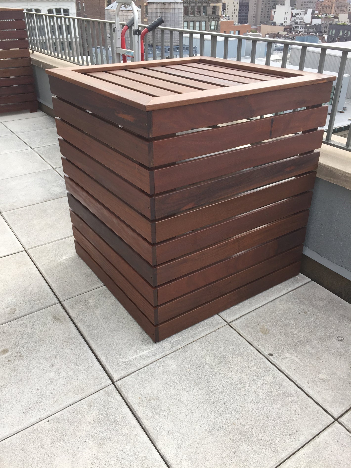 Custom vent cover for a rooftop created by TCSC