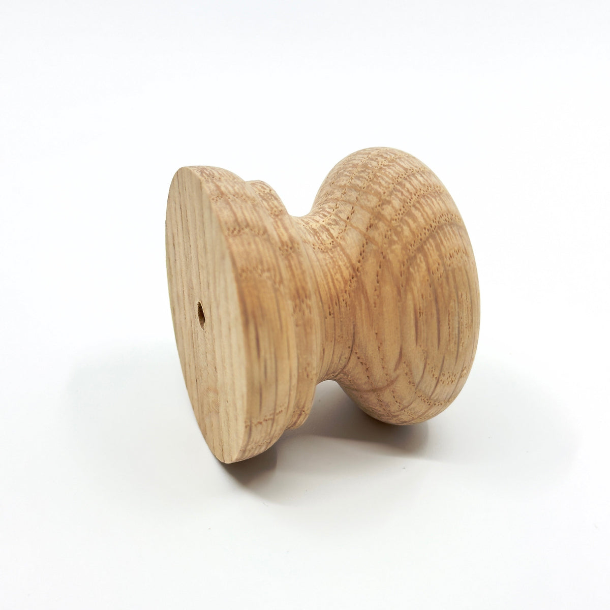 Round Oak Cabinet Knob "Pinecrest" Wood Knob.
