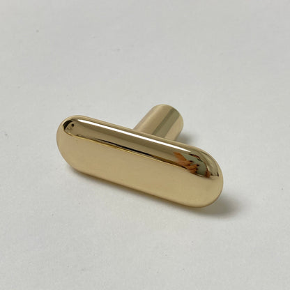 Polished Brass "Chandler" Cabinet Knobs and Drawer Pulls.