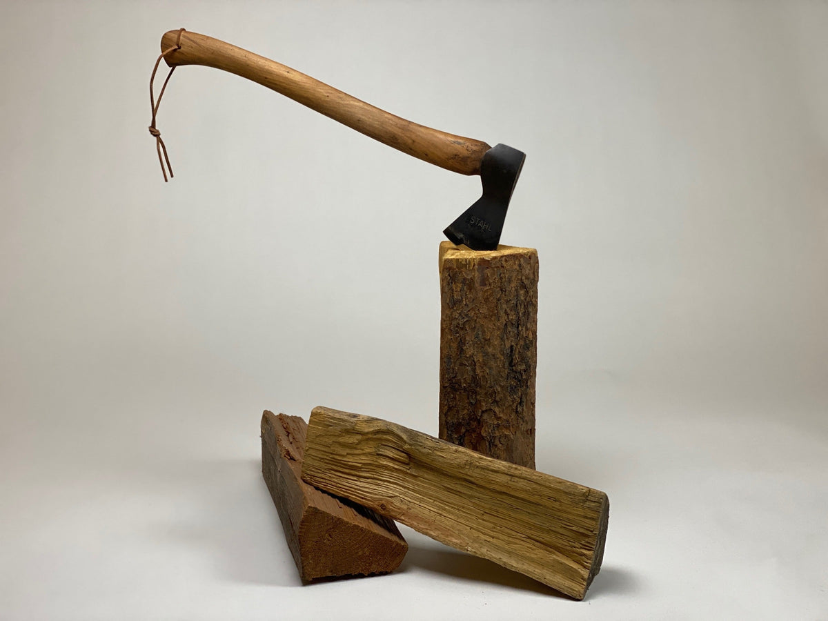Stahl Camping Axe and Sheath.