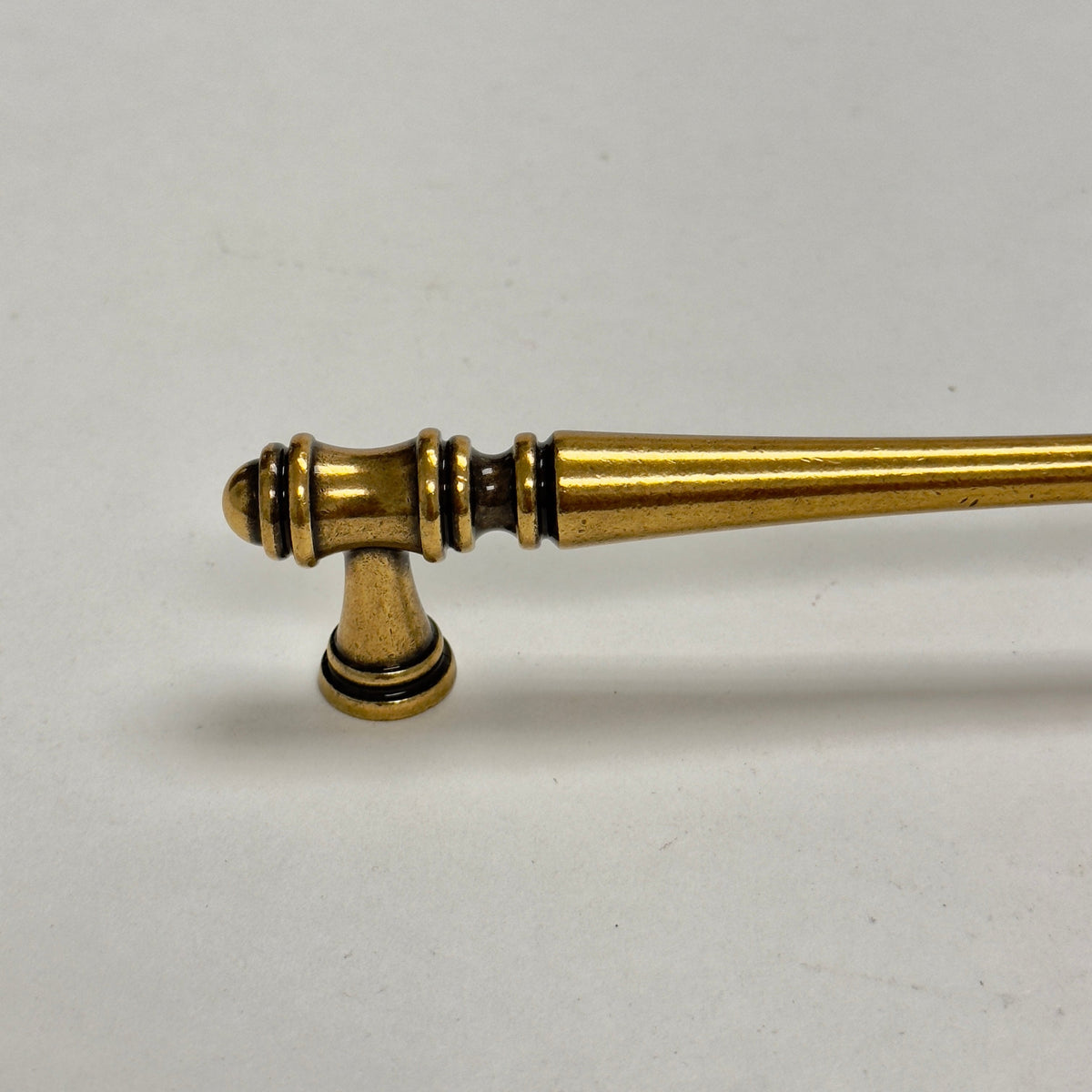 Traditional Antique Brass "Palermo" Drawer Knobs and Pulls.