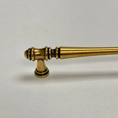 Traditional Antique Brass "Palermo" Drawer Knobs and Pulls.
