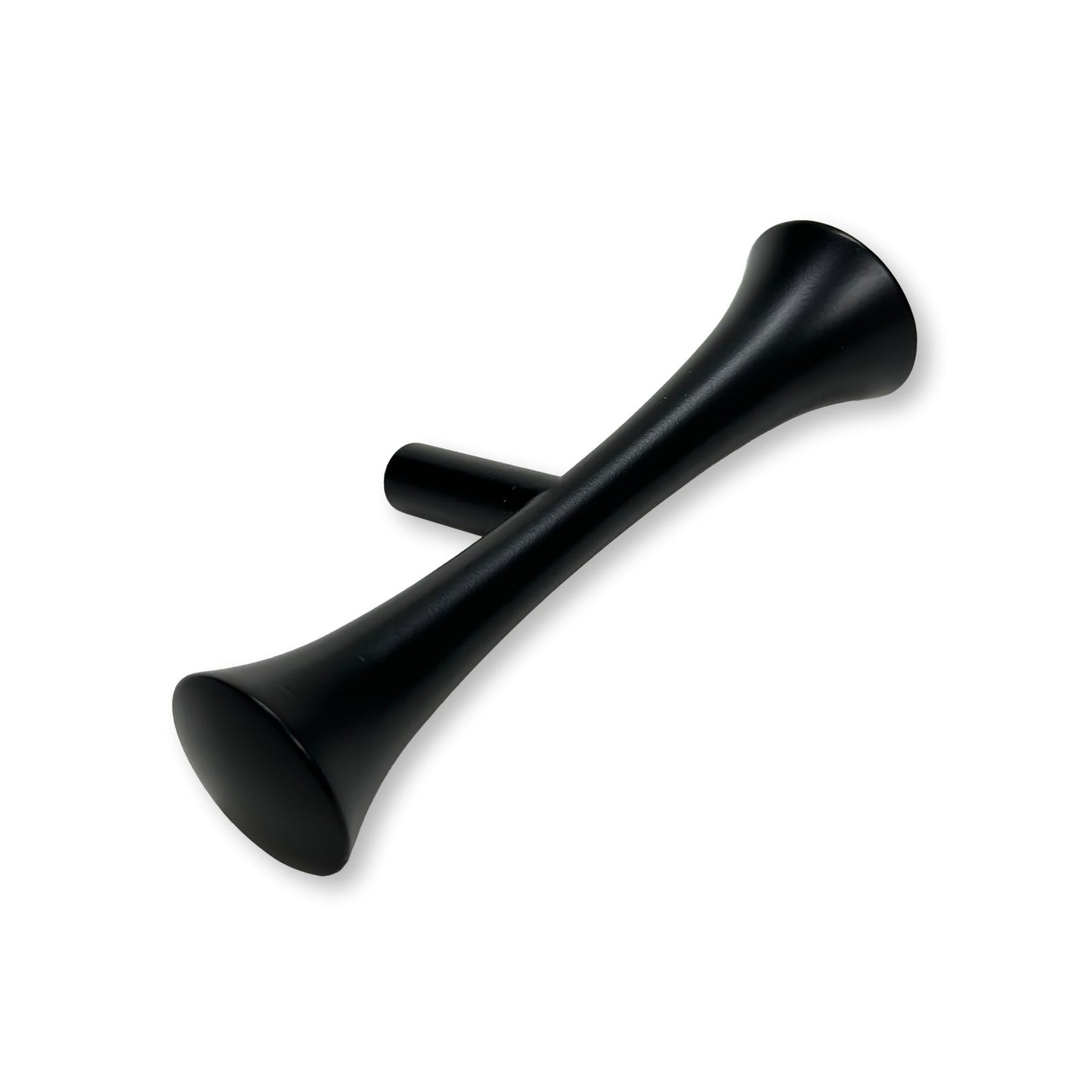 Hourglass "MCM 01" Matte Black Mid-Century Drawer Pull