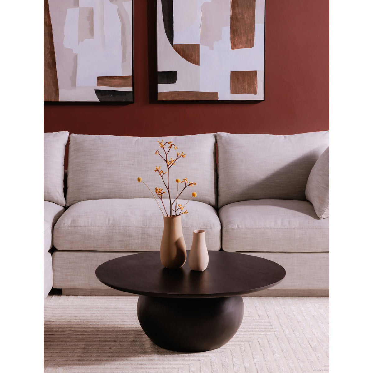 Bradbury Coffee Table Black - lifestyle