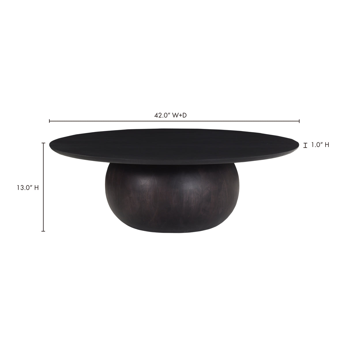 Bradbury Large Coffee Table Black - lifestyle 3