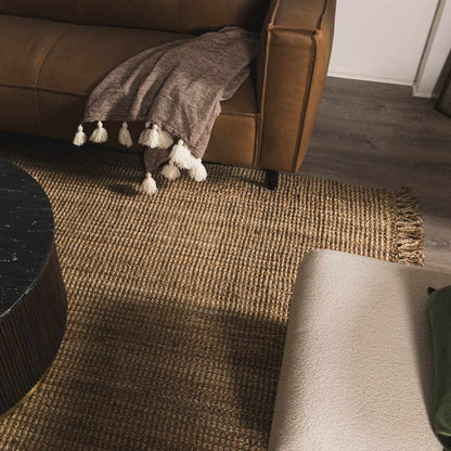 Oaks Perfect Flatweave Jute Rug.