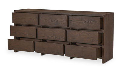 Jenson 9 Drawer Dresser Brown