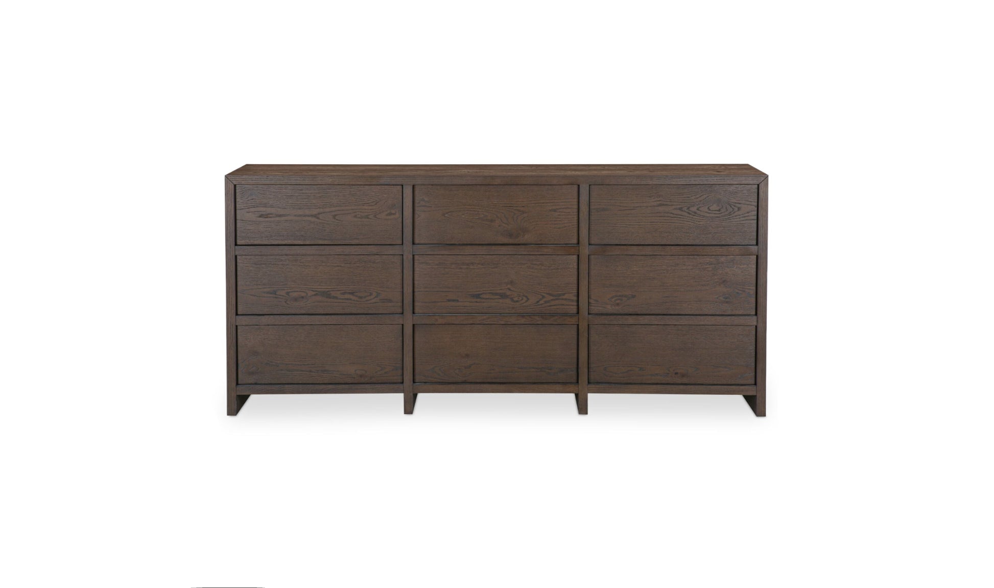 Jenson - 9 Drawer Dresser - Brown