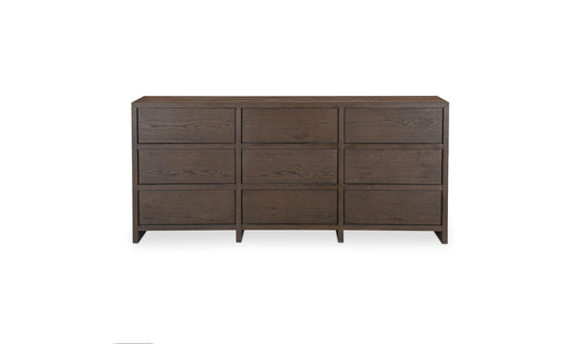 Jenson 9 Drawer Dresser Brown
