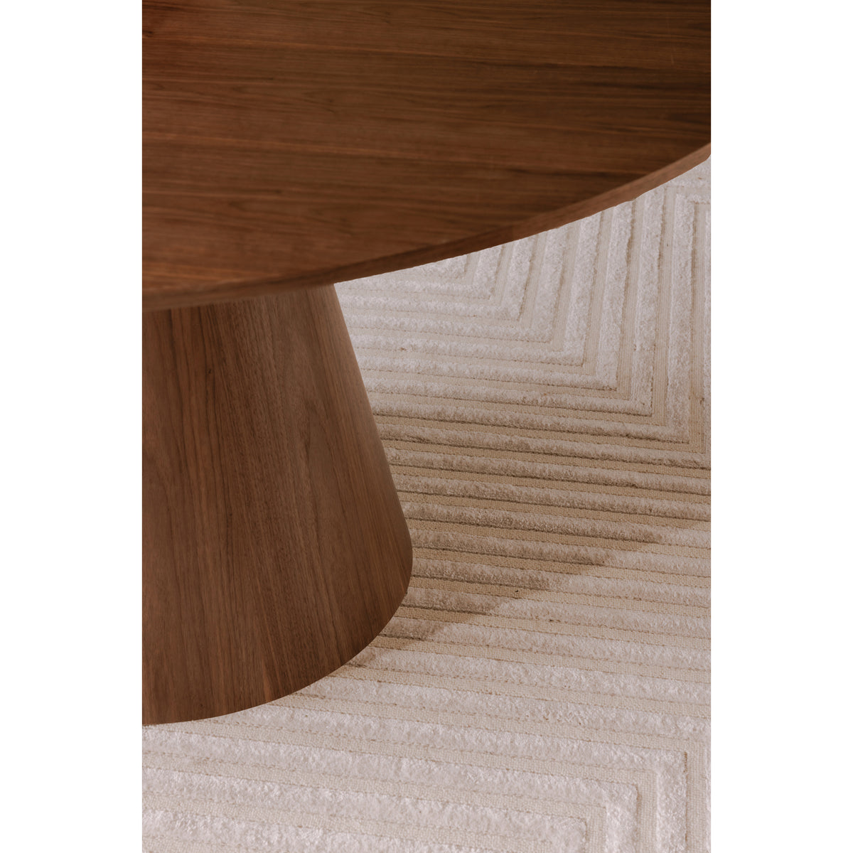 Otago Round 54 in Dining Table Walnut Brown - image 7
