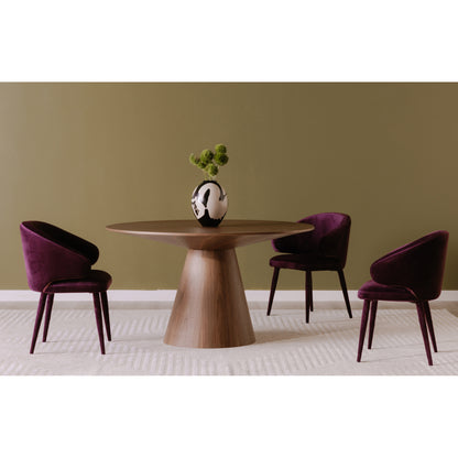 Otago Round 54 in Dining Table Walnut Brown - image 8