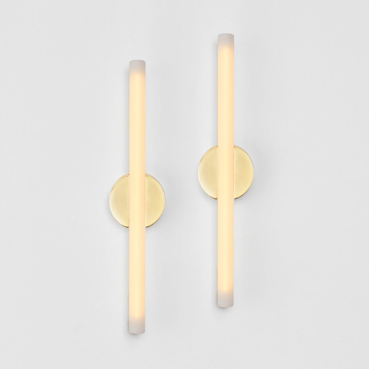 Kilter 1.0 Wall Light in Solid Brass - Set of 2.