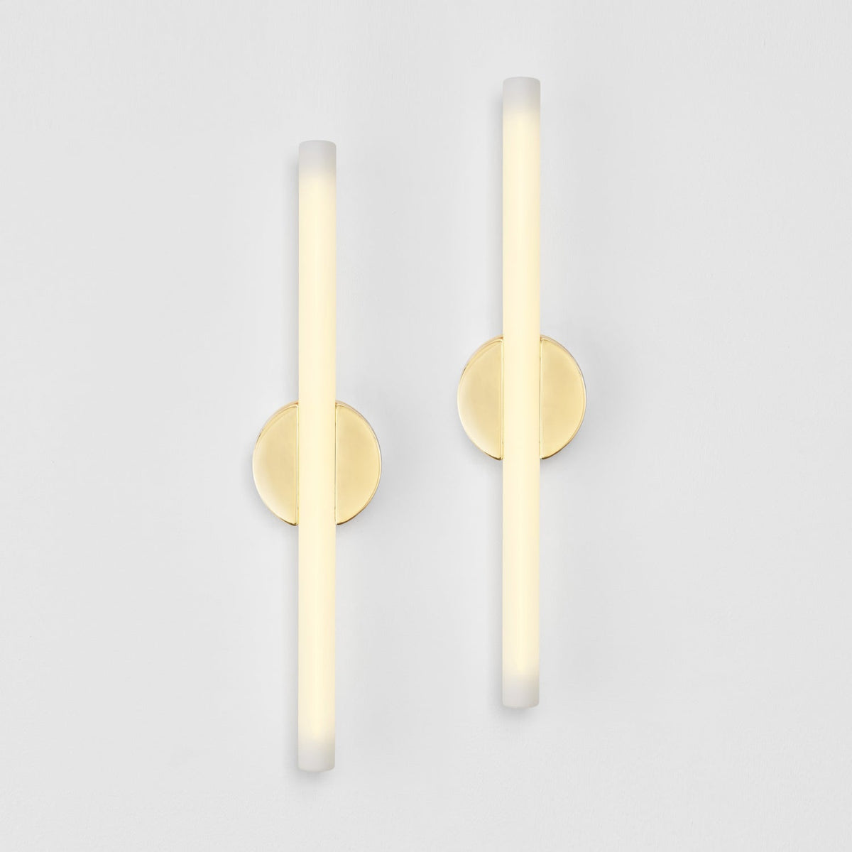 Kilter 1.0 Wall Light in Solid Brass - Set of 2.