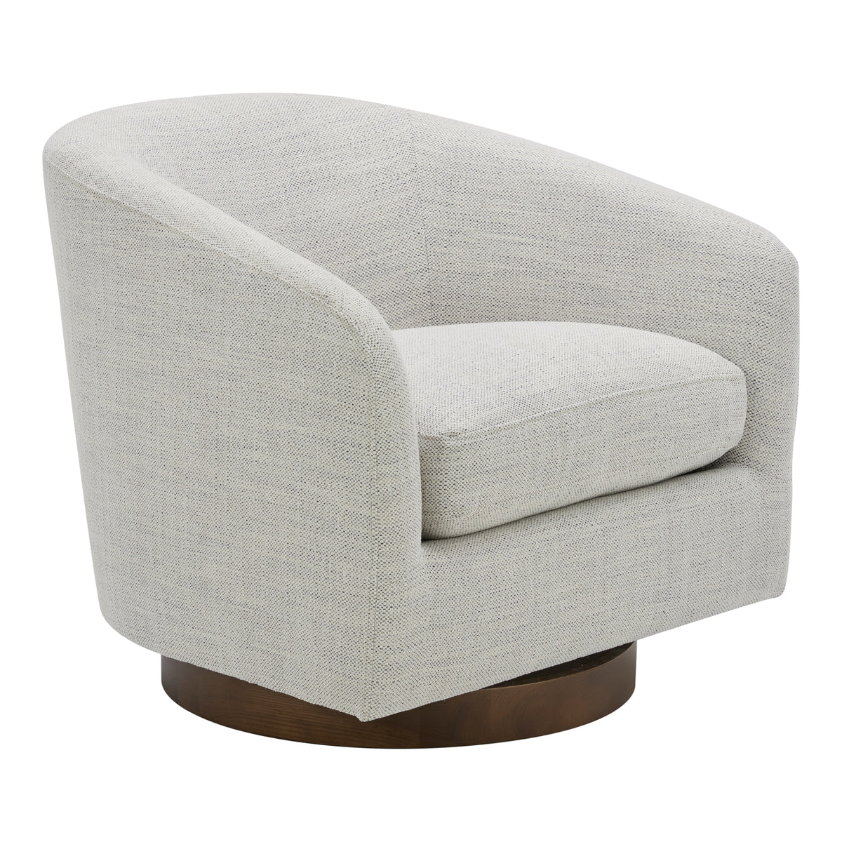 Oscy Swivel Chair Splashed White - alternate view 1