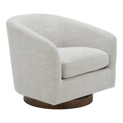 Oscy Swivel Chair Splashed White - alternate view 1