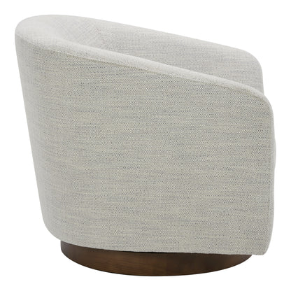 Oscy Swivel Chair Splashed White - alternate view 2