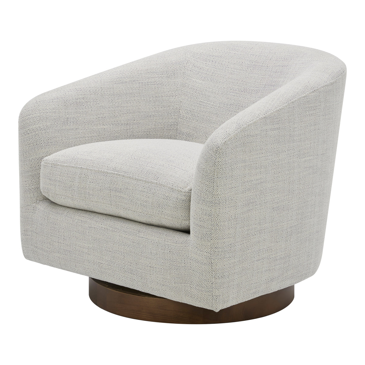 Oscy Swivel Chair Splashed White - alternate view 4