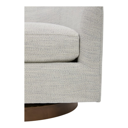 Oscy Swivel Chair Splashed White - alternate view 6