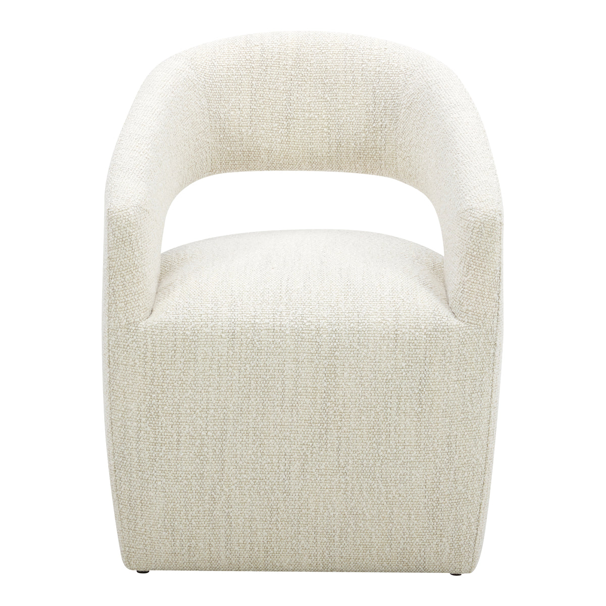 Barrow Rolling Dining Chair White Mist - image 1