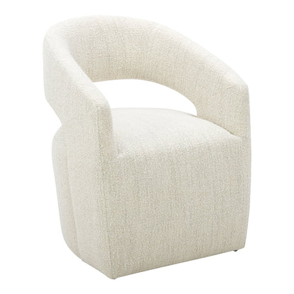 Barrow Rolling Dining Chair White Mist - image 6