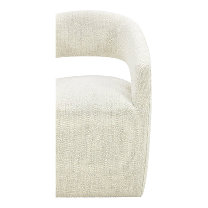 Barrow Rolling Dining Chair White Mist - image 12