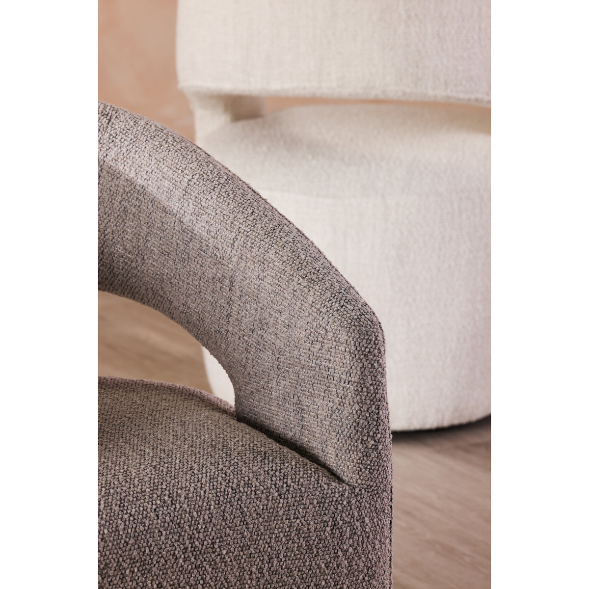 Barrow Rolling Dining Chair White Mist - image 2