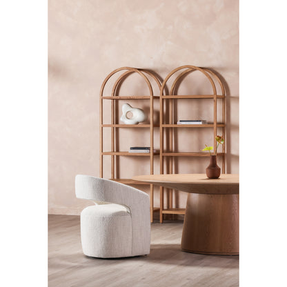 Barrow Rolling Dining Chair White Mist - image 3