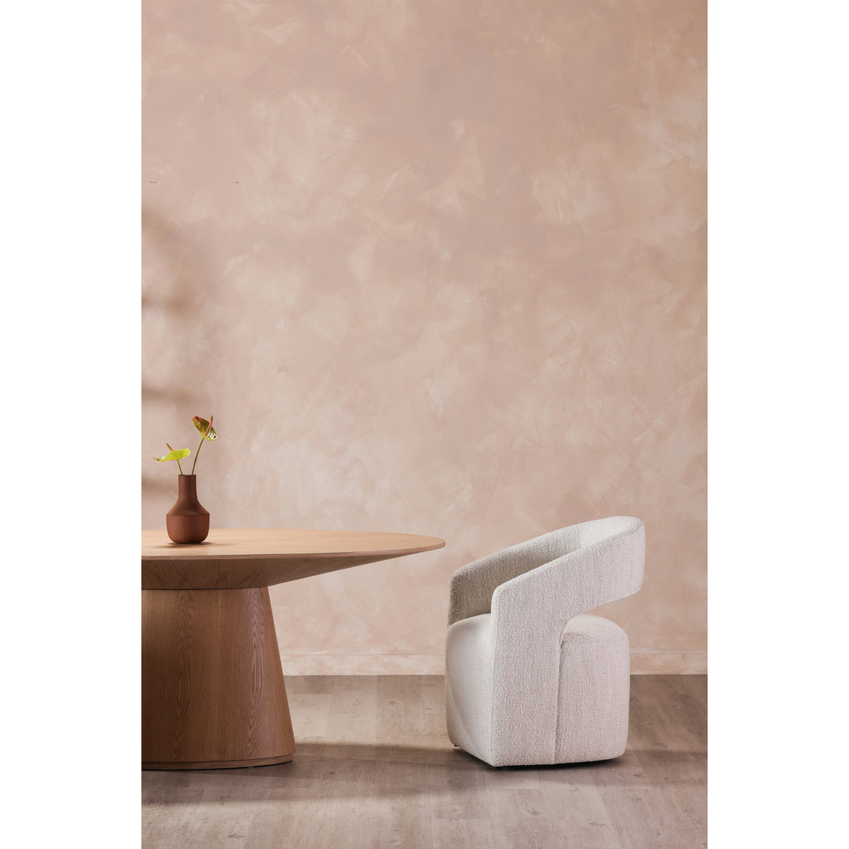 Barrow Rolling Dining Chair White Mist - image 4