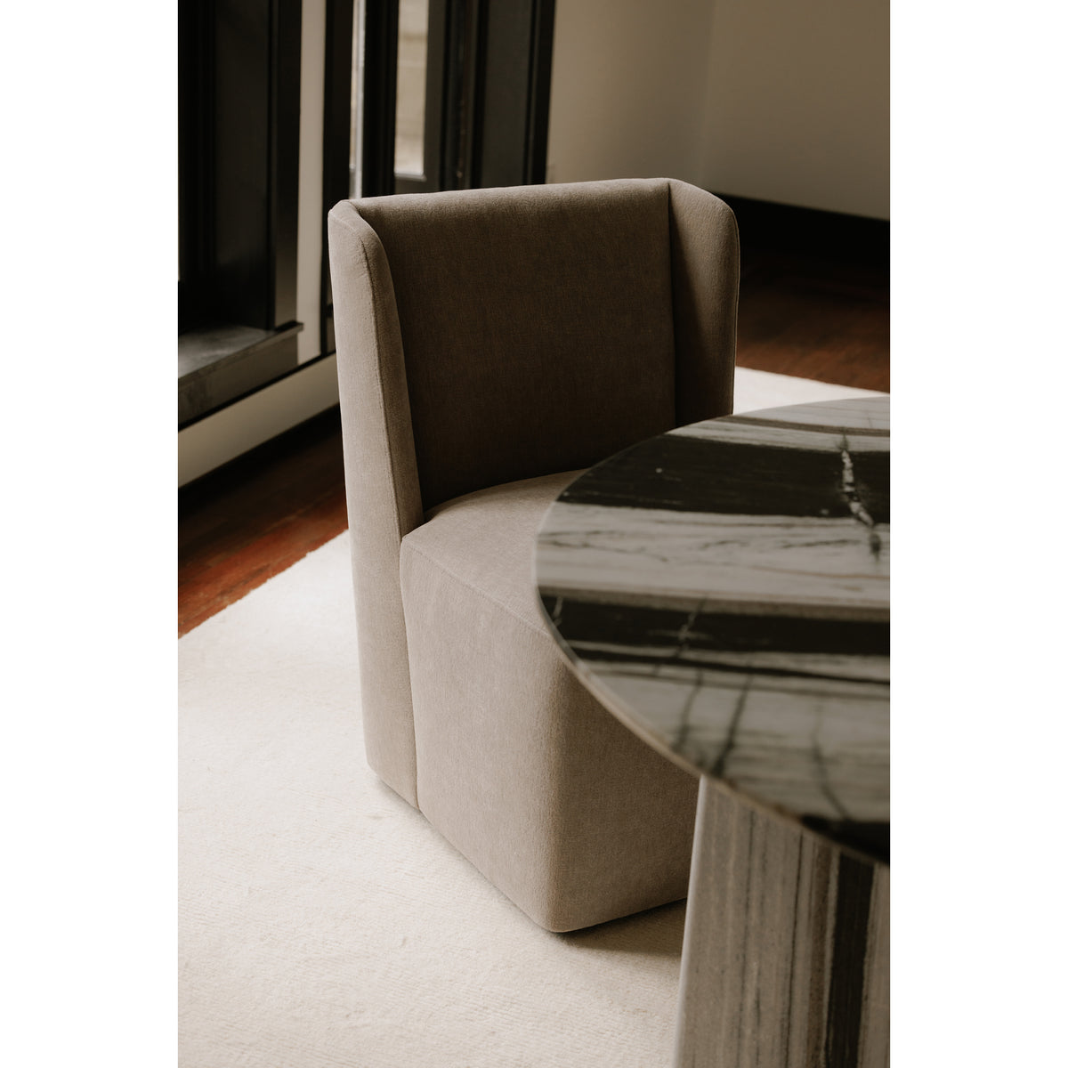 Cormac Rolling Dining Chair Warm Sand - image 3