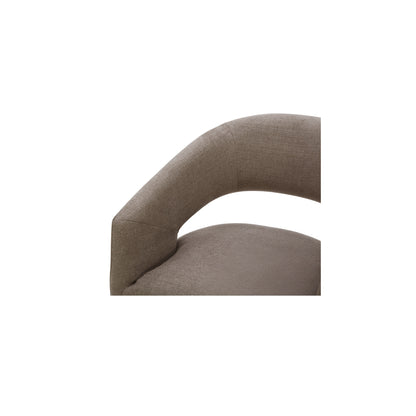 Barrow Rolling Dining Chair Soft Taupe - image 8