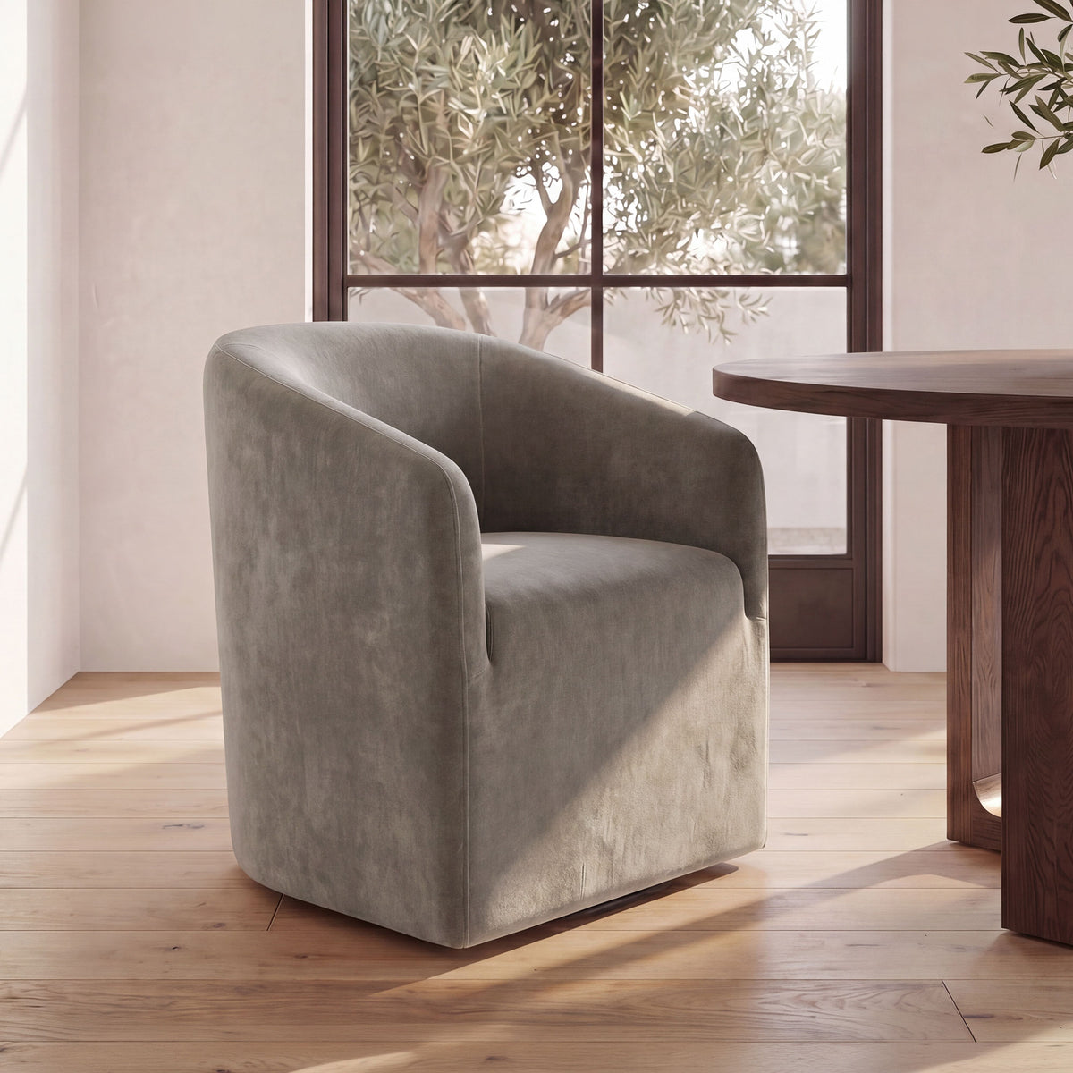 Sandy Rolling Dining Chair Taupe - image 2