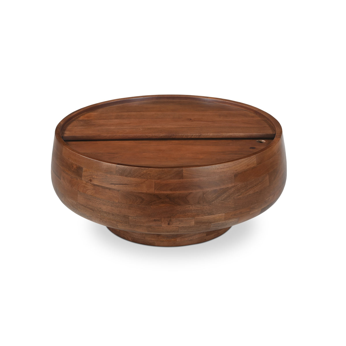 Wade Storage Coffee Table Natural on white background