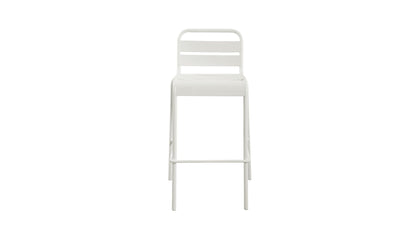 Kade Outdoor Bar Stool White Set of Two