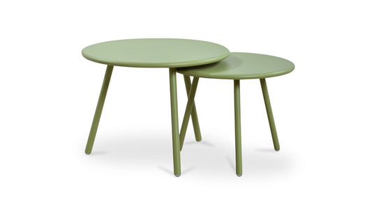 Kari Outdoor Nesting Coffee Table Green