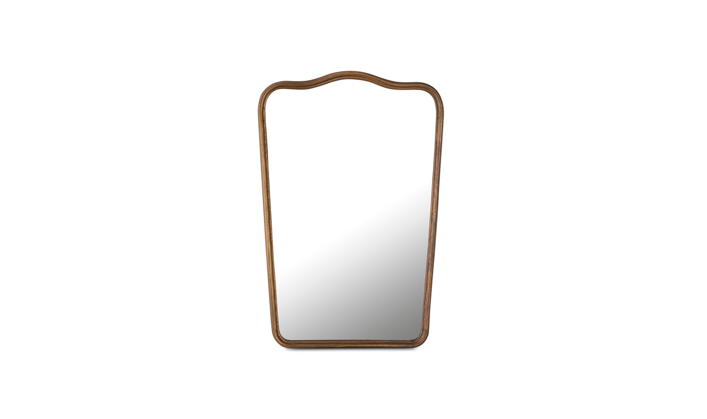 Keyes Mirror Brass